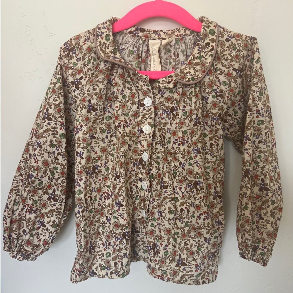 Little Cotton Clothes Floral Blouse Top 2/3